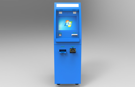 macchina di BANCOMAT della Banca dello schermo attivabile al tatto 19inch con il accettore e l'erogatore in serie dei contanti