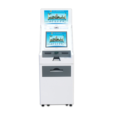 Stazione di stampa a doppio schermo touch screen self-service