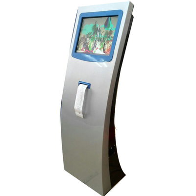 Chiosco interattivo del touch screen della Banca della macchina a 19,1 pollici di BANCOMAT con la stampante del biglietto