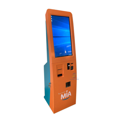 Chiosco Bill Payment Machine elettrico 450cd/m2 di paga di auto di OS di Linux Android