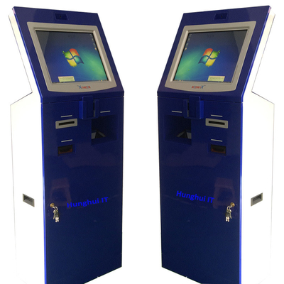 Pavimento del ODM dell'OEM che sta la macchina automatizzata del chiosco di pagamento con il lettore di schede