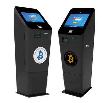 Chiosco capacitivo di BANCOMAT di Bitcoin della Banca di tocco con il terminale di pagamento del accettore del deposito in contanti